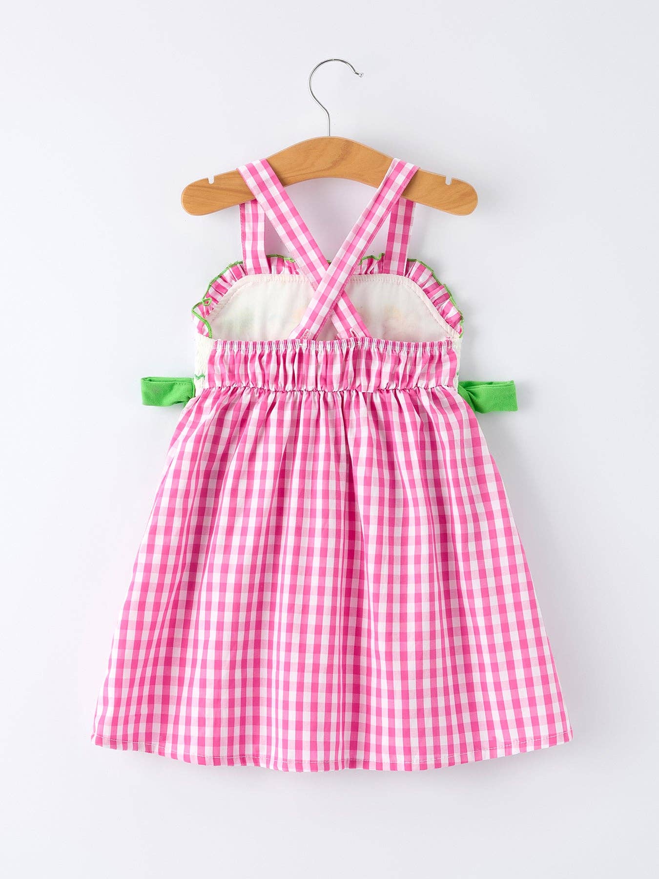 Tropical Embroidered Short Sleeve Girls' Dress