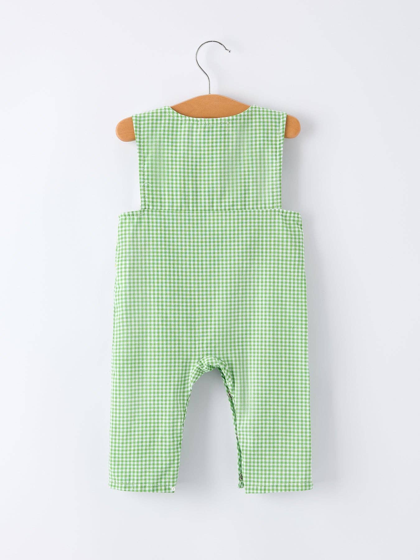 Spring Turtle Smocked Baby Boy Romper