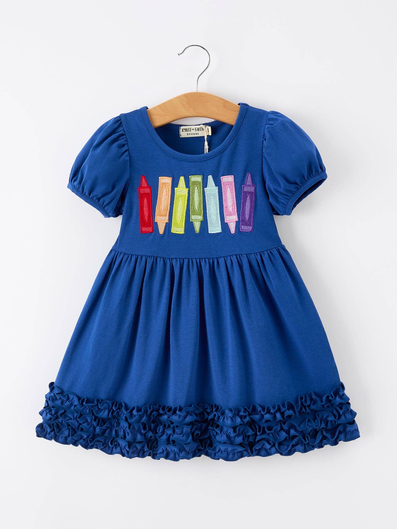 Back To School Crayon Twirl Dress