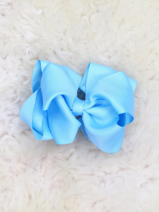 5 Inch Double Layer Bow - #63: Blue Mist