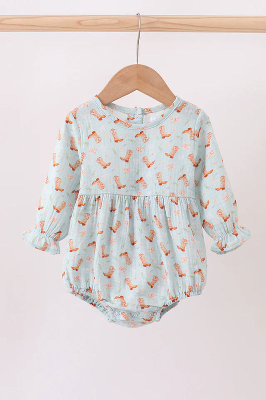 Boots Print Muslin Bubble