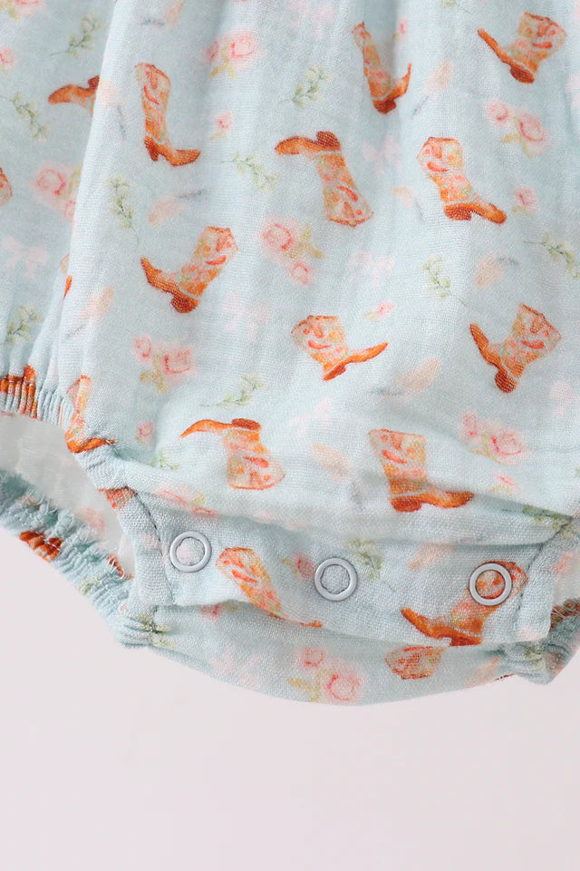 Boots Print Muslin Bubble