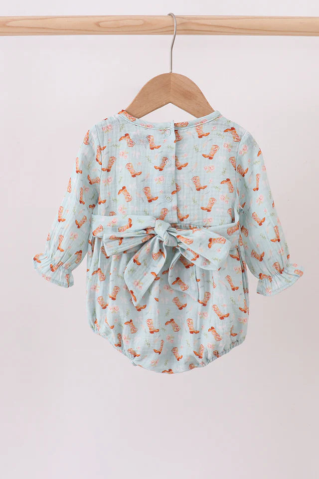 Boots Print Muslin Bubble