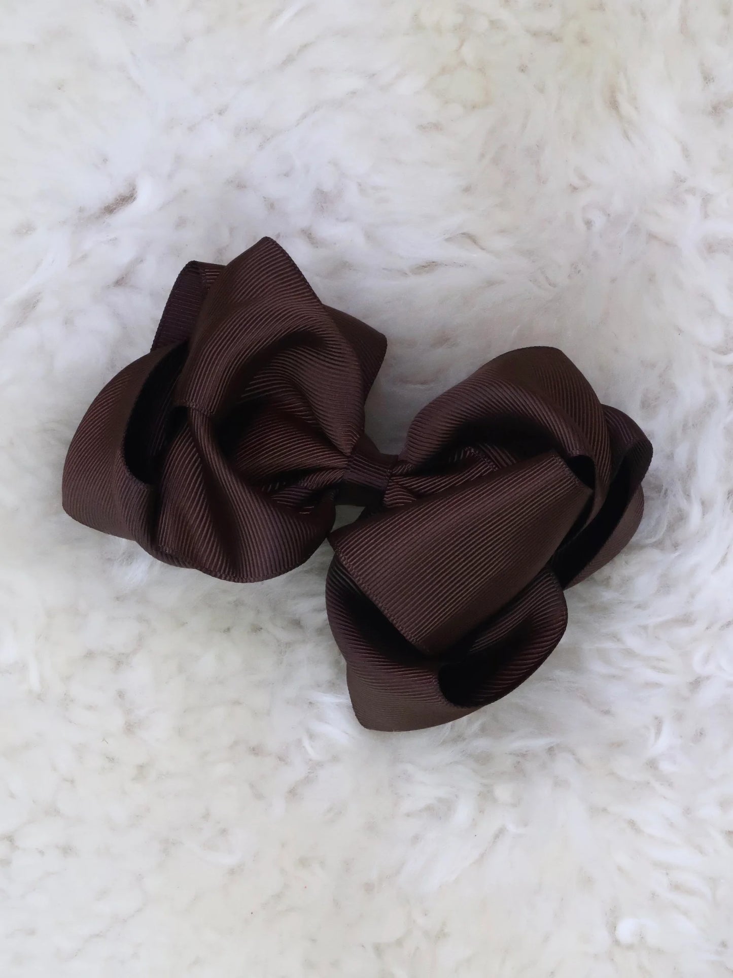 5 Inch Double Layer Bow - #49: Brown