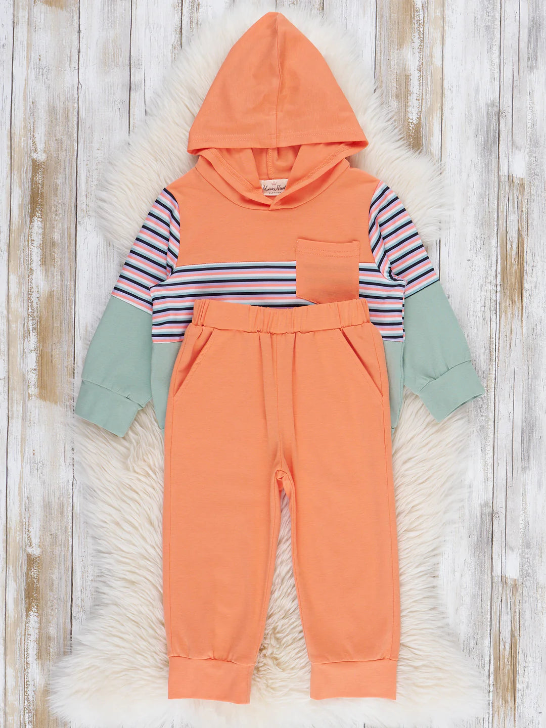 Campfire Stripes Colorblock Outfit