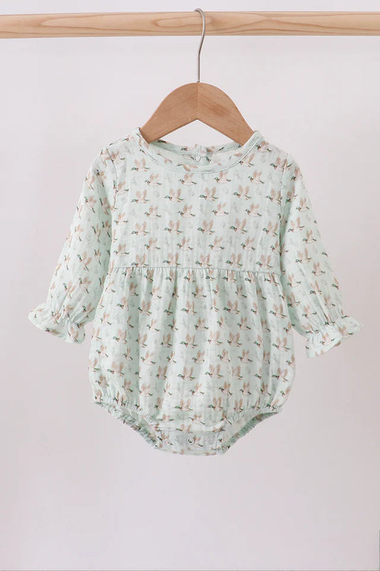 Duck Print Muslin Bubble
