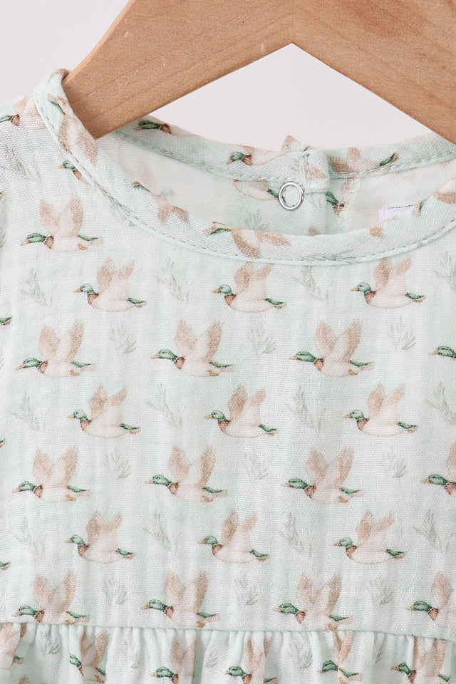 Duck Print Muslin Bubble