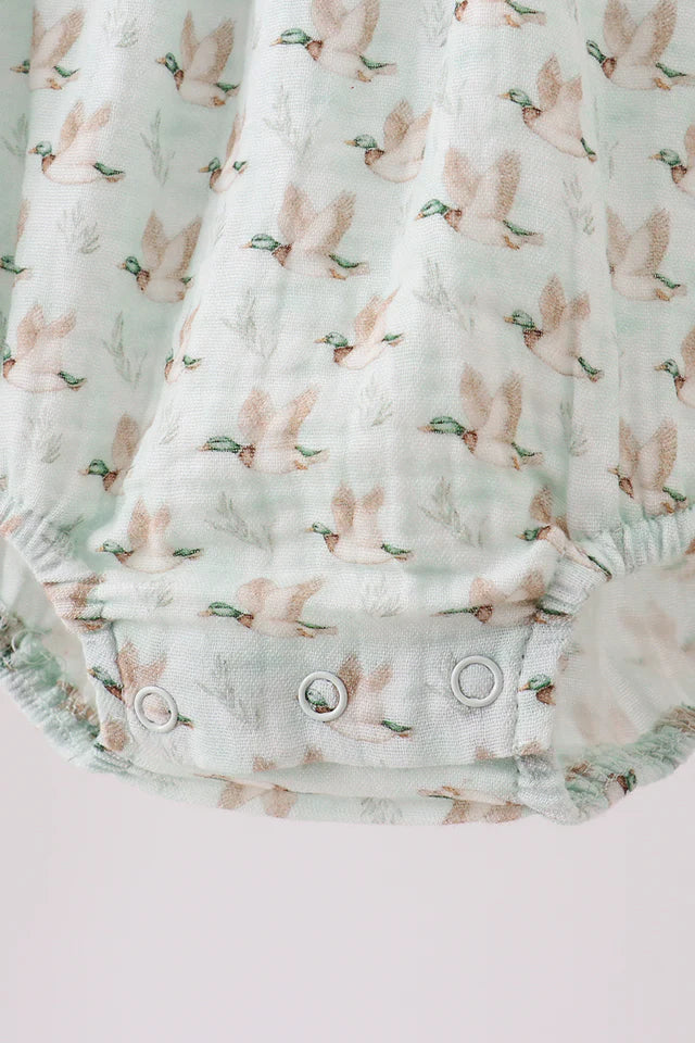 Duck Print Muslin Bubble