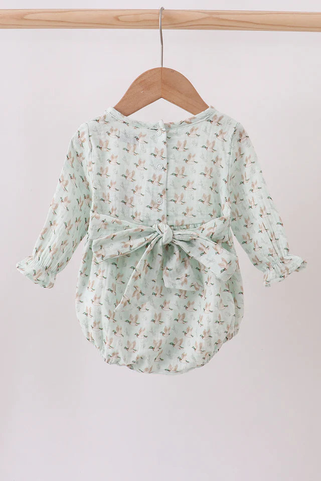 Duck Print Muslin Bubble