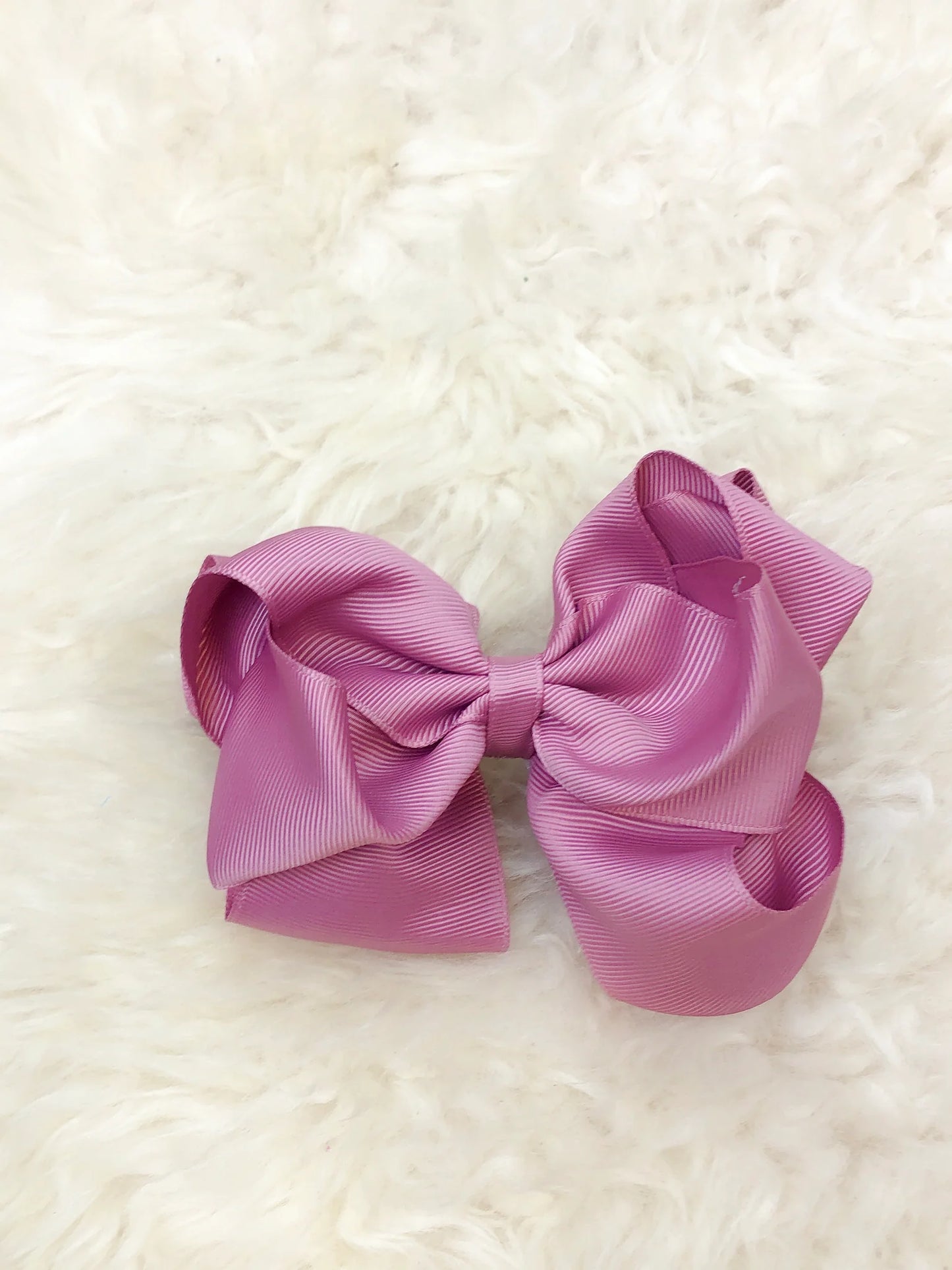 5 Inch Double Layer Bow - #40: Dusty Rose