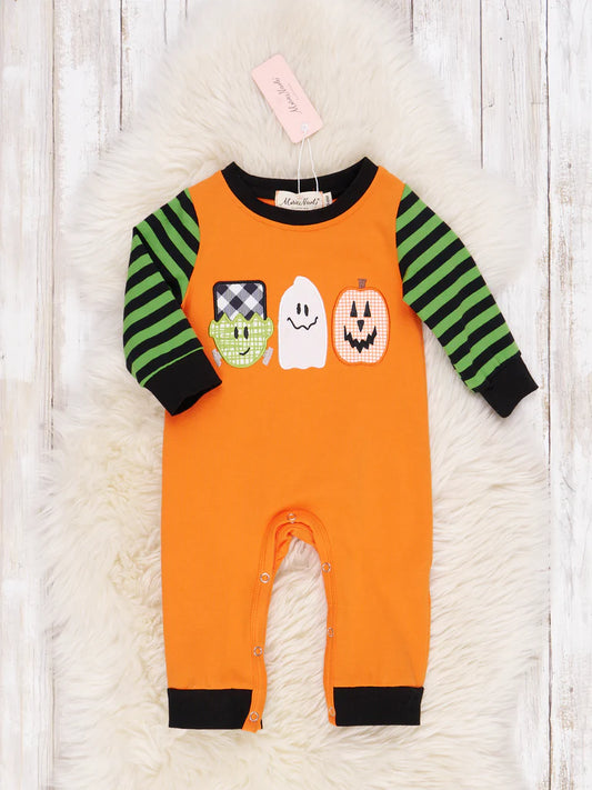 Frank and Friends Striped Romper