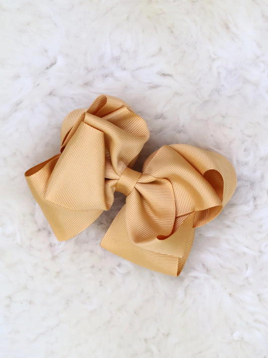 5 Inch Double Layer Bow - #46: Gold