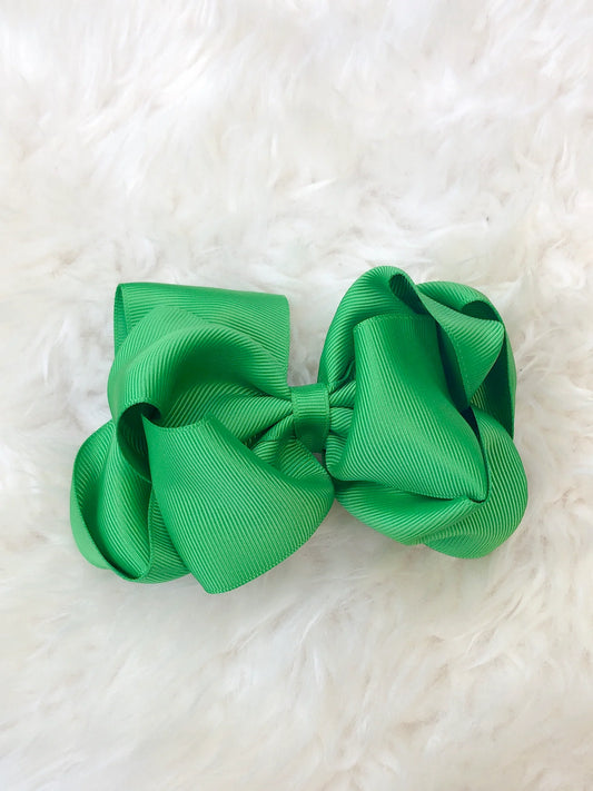 5 Inch Double Layer Bow - #24: Green