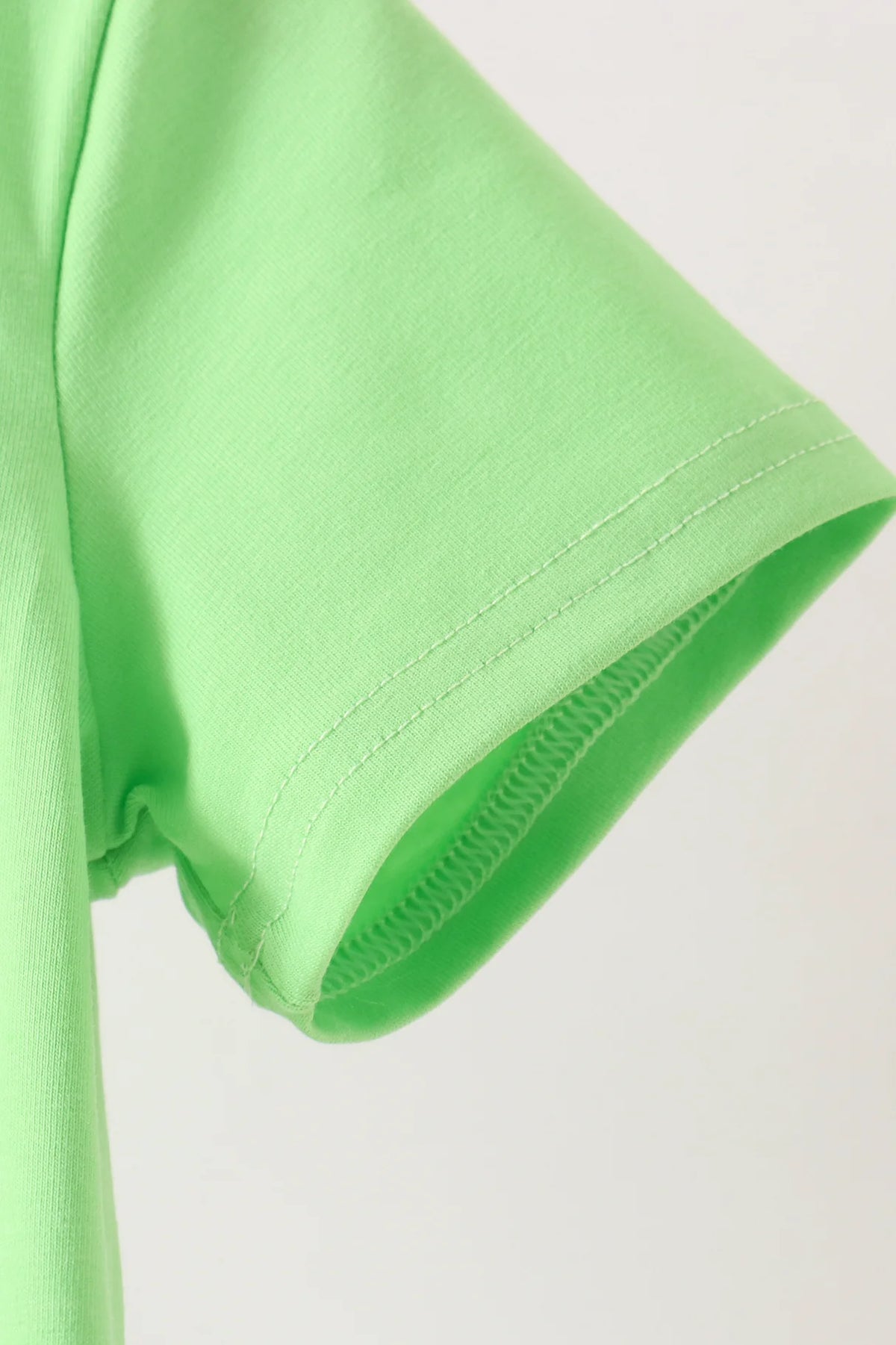 Green Monster Truck Embroidery Top