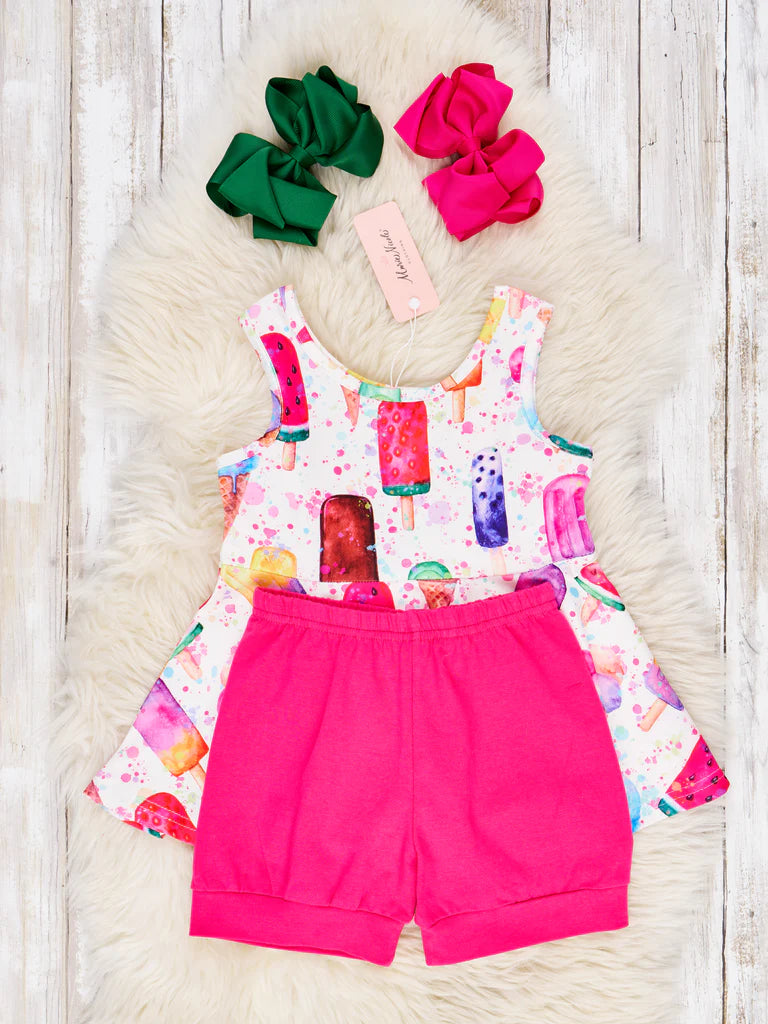 Ice Cream Tank and Shorts Set