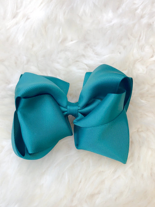 5 Inch Double Layer Bow - #25: Jade