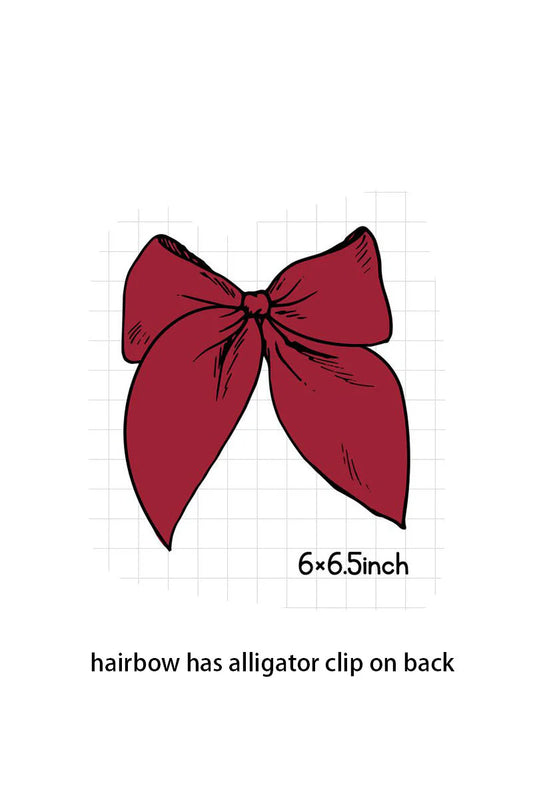 Maroon Roll Tide Bow