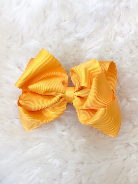 5 Inch Double Layer Bow - #8: Mustard