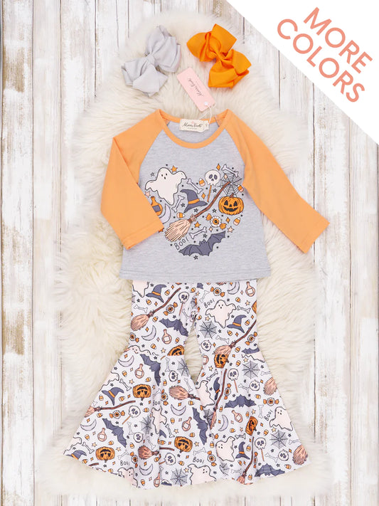 October Dreams Raglan Autumn Bell Bottom Outfit