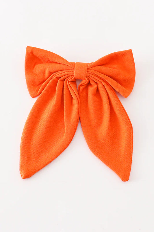 Orange Clemson Tiger Bow