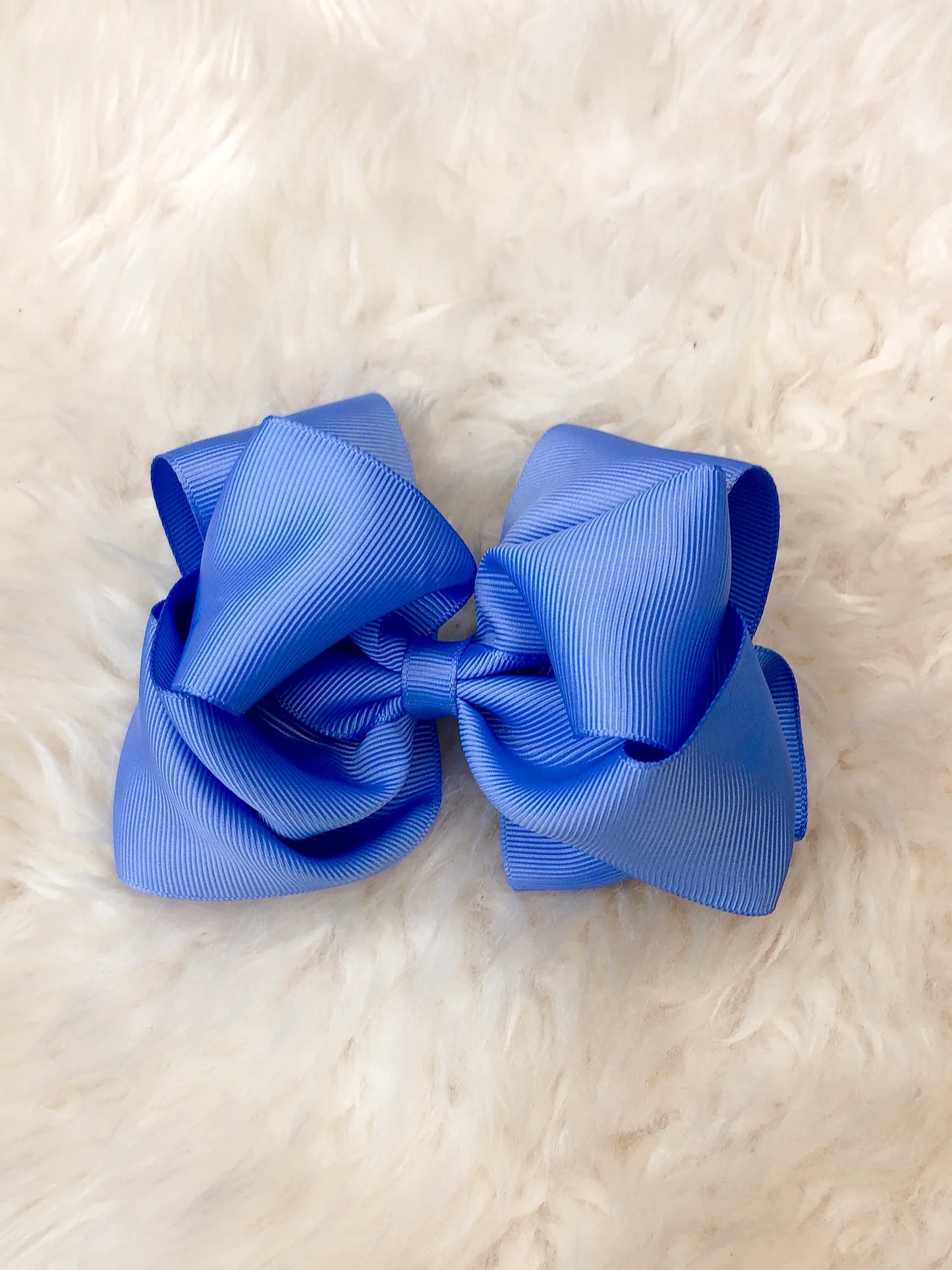 5 Inch Double Layer Bow - #14: Periwinkle