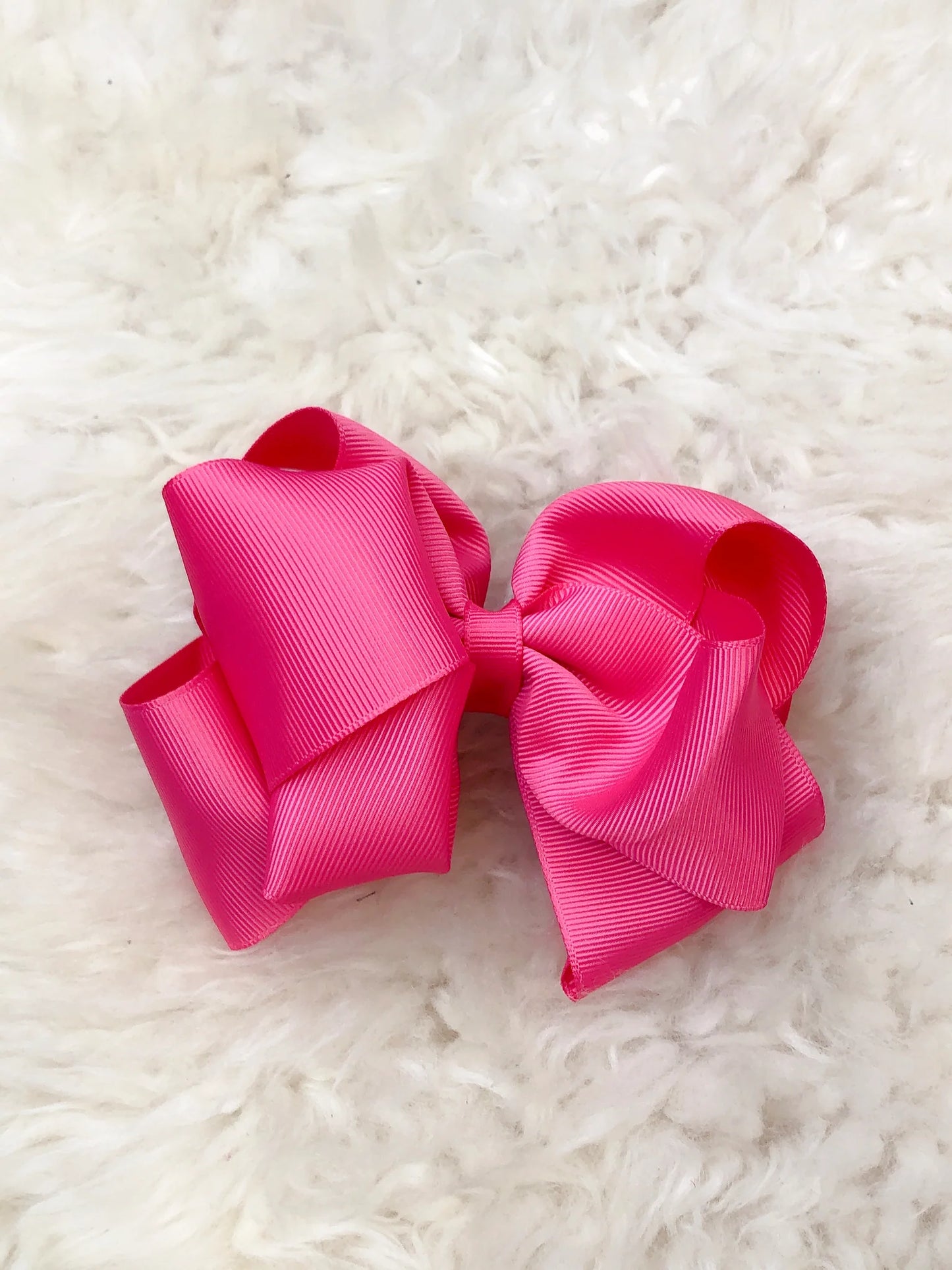 5 Inch Double Layer Bow - #35: Pink