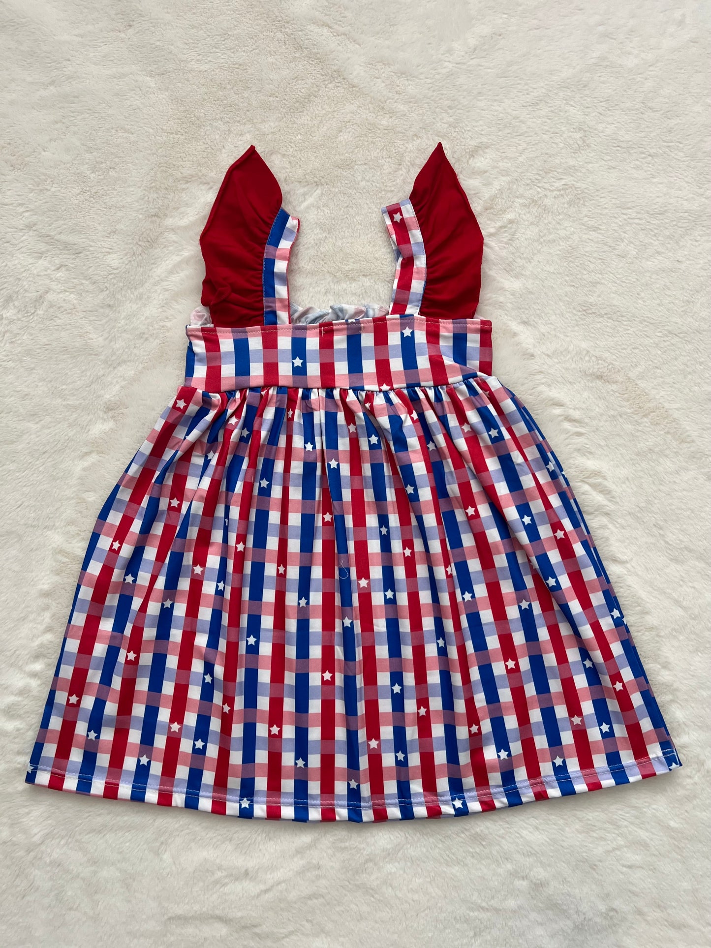 Puppy Patriotic Dress