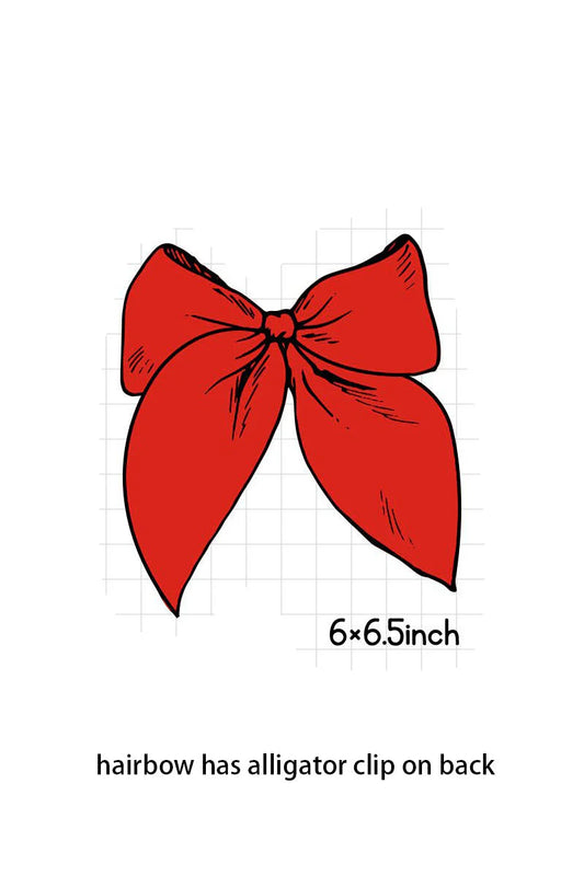 Red Georgia Bulldogs Bow