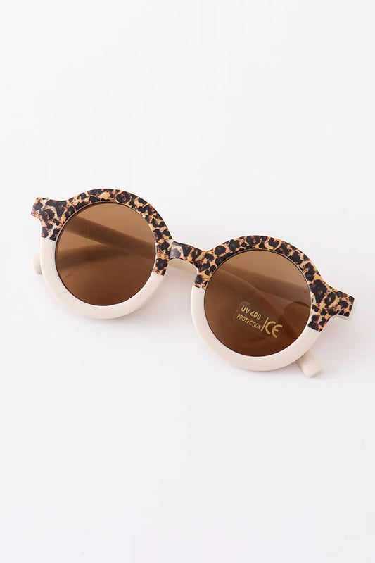 Retro Round Sunglasses UV400 - Toddler and Kids - White