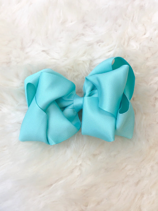 5 Inch Double Layer Bow - #12: Seafoam