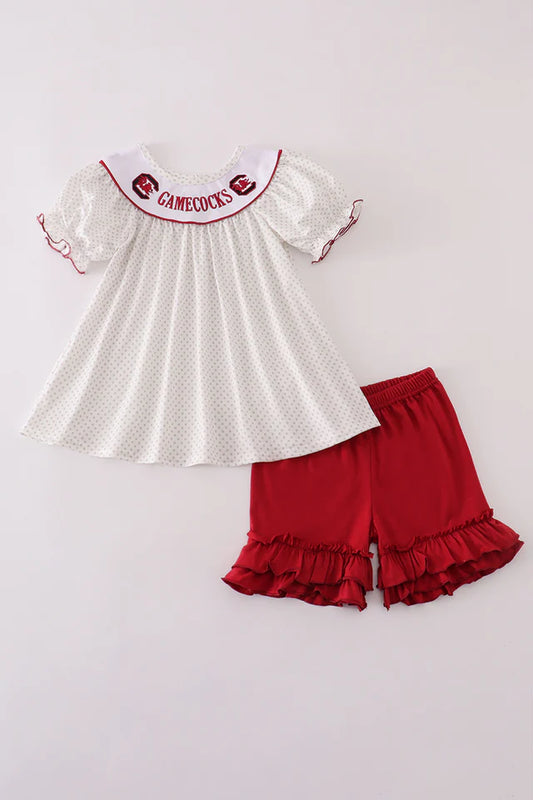 South Carolina Gamecocks Embroidery Shorts Outfit