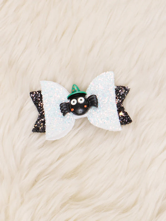 Sparkle Halloween Bows - Witchy Spider