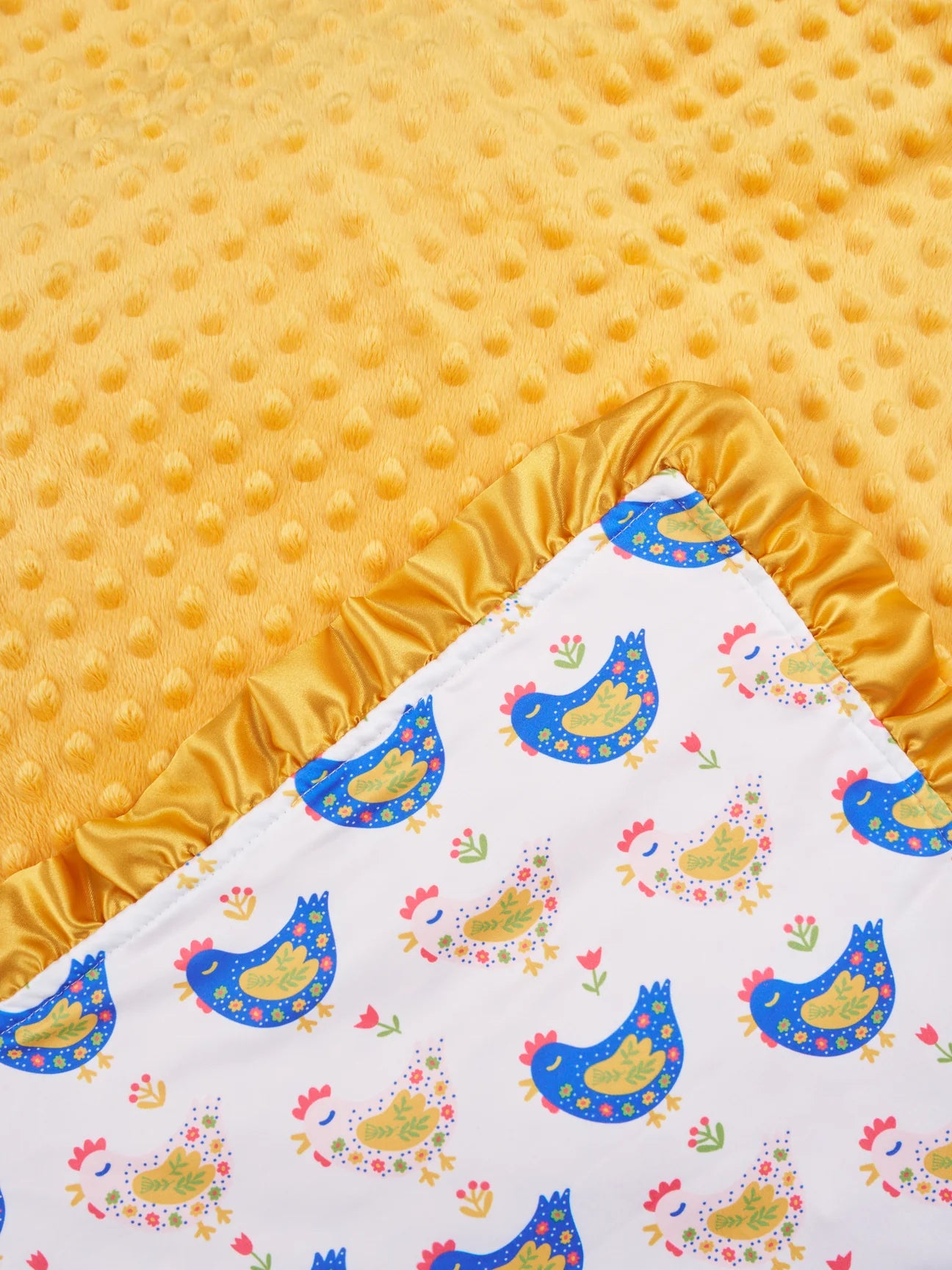 Summer Chick Minky Blanket