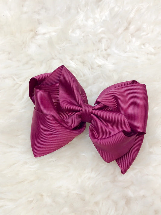 5 Inch Double Layer Bow - #39: Wine