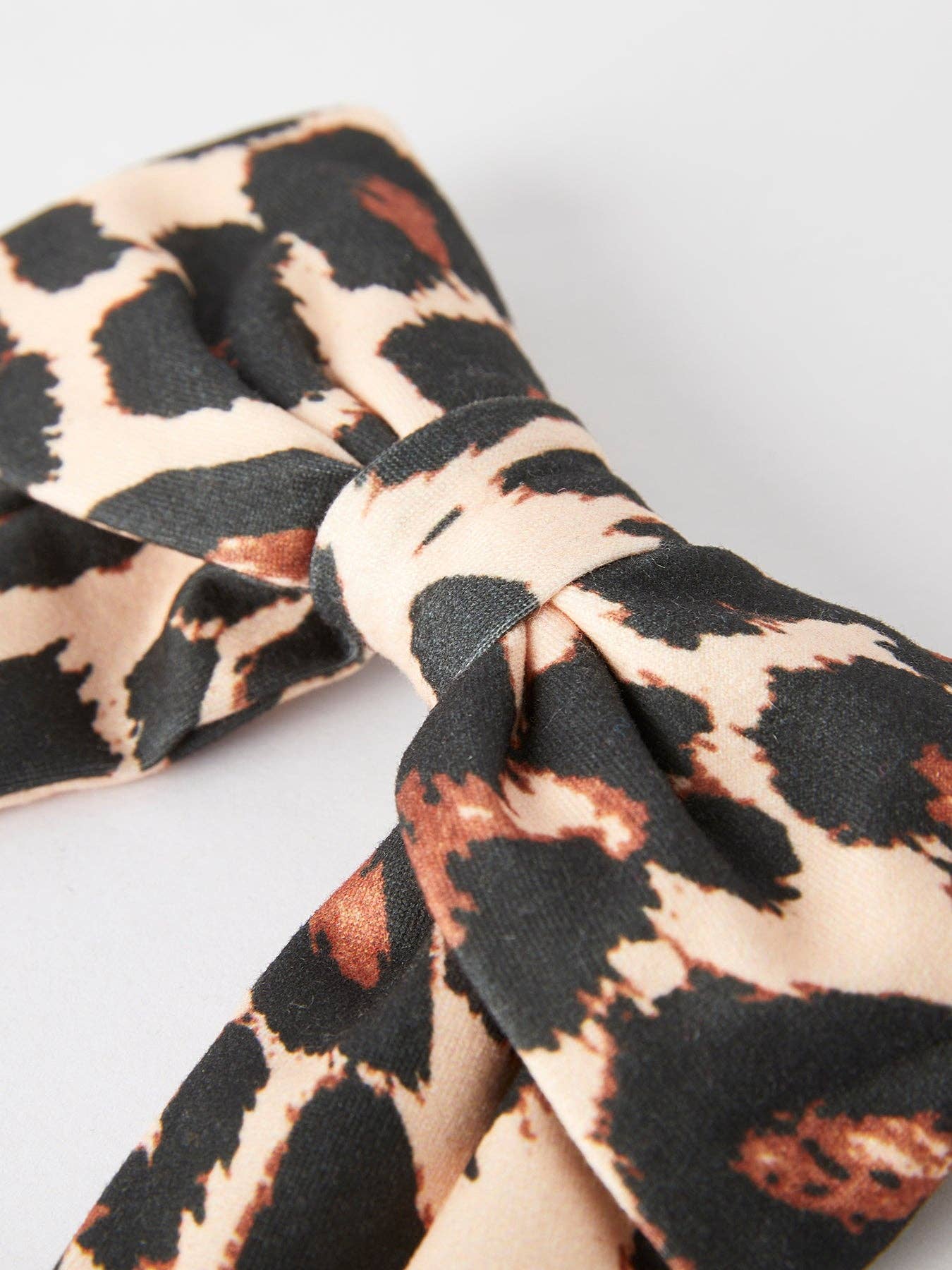 Leopard Print Hair Bow