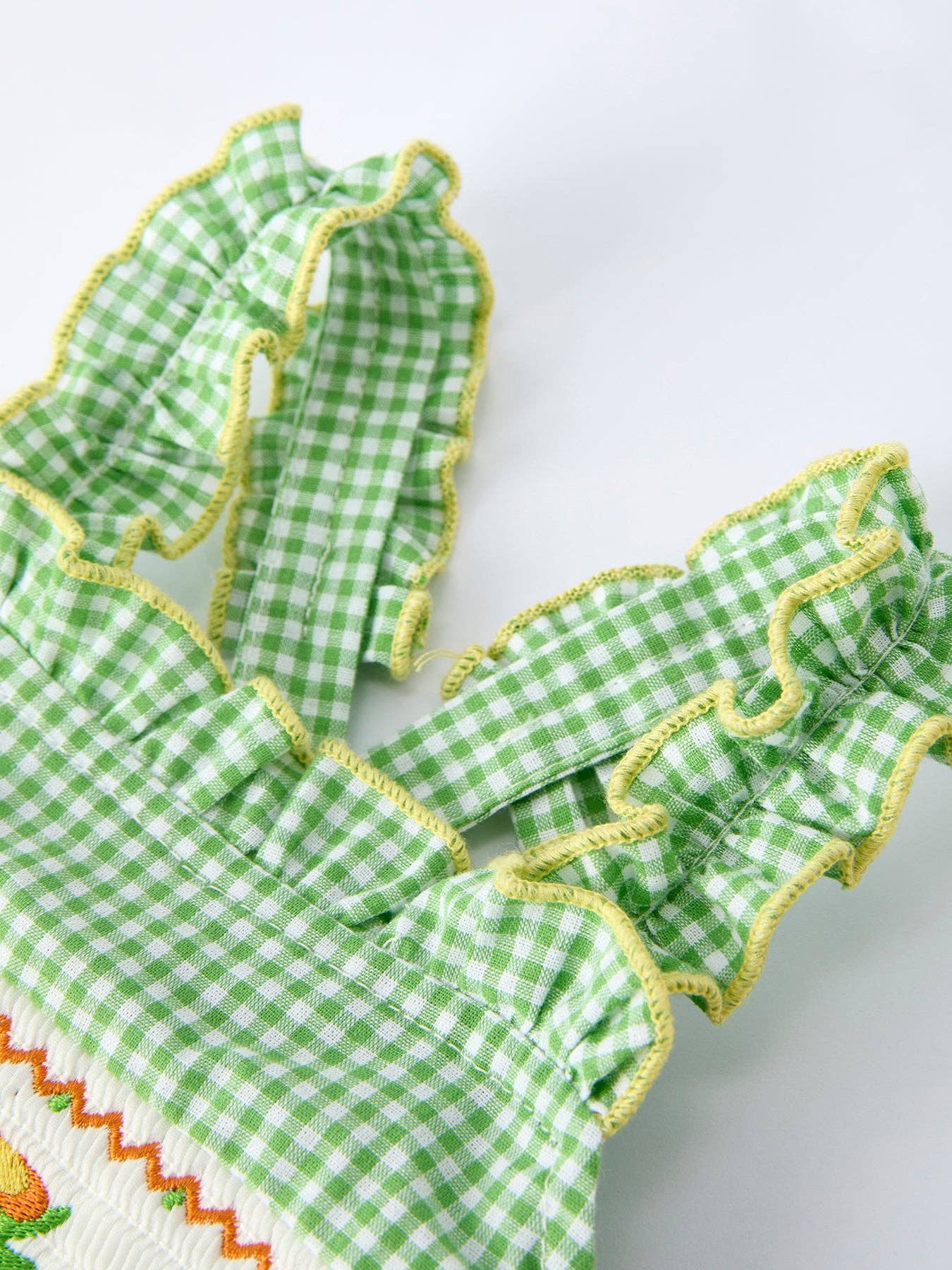 Turtle Smocked Baby Girls Bloomers Set