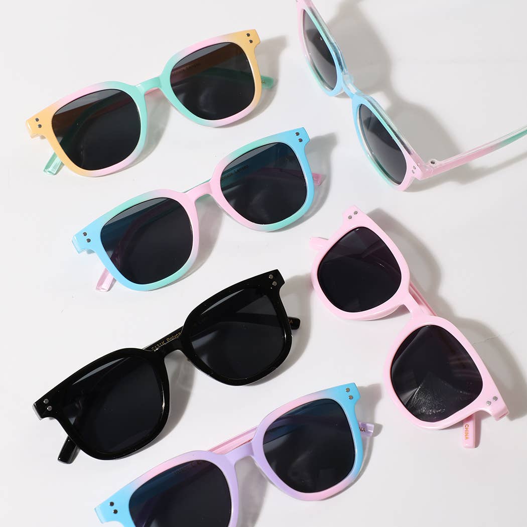 Gradient Square Frame Sunglasses