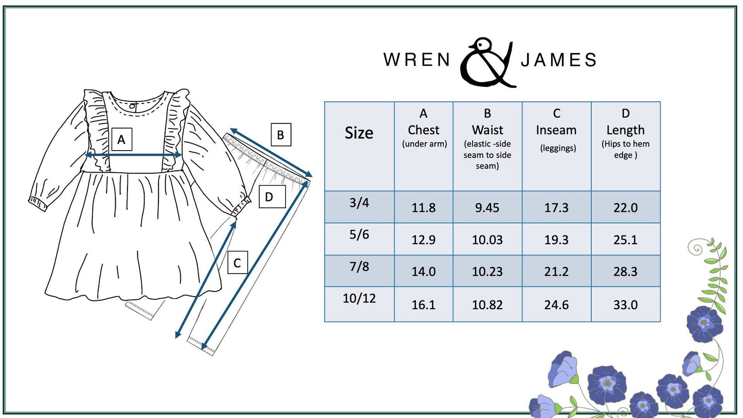 Girls Mustard & Gray Plaid Ruffle Button Set