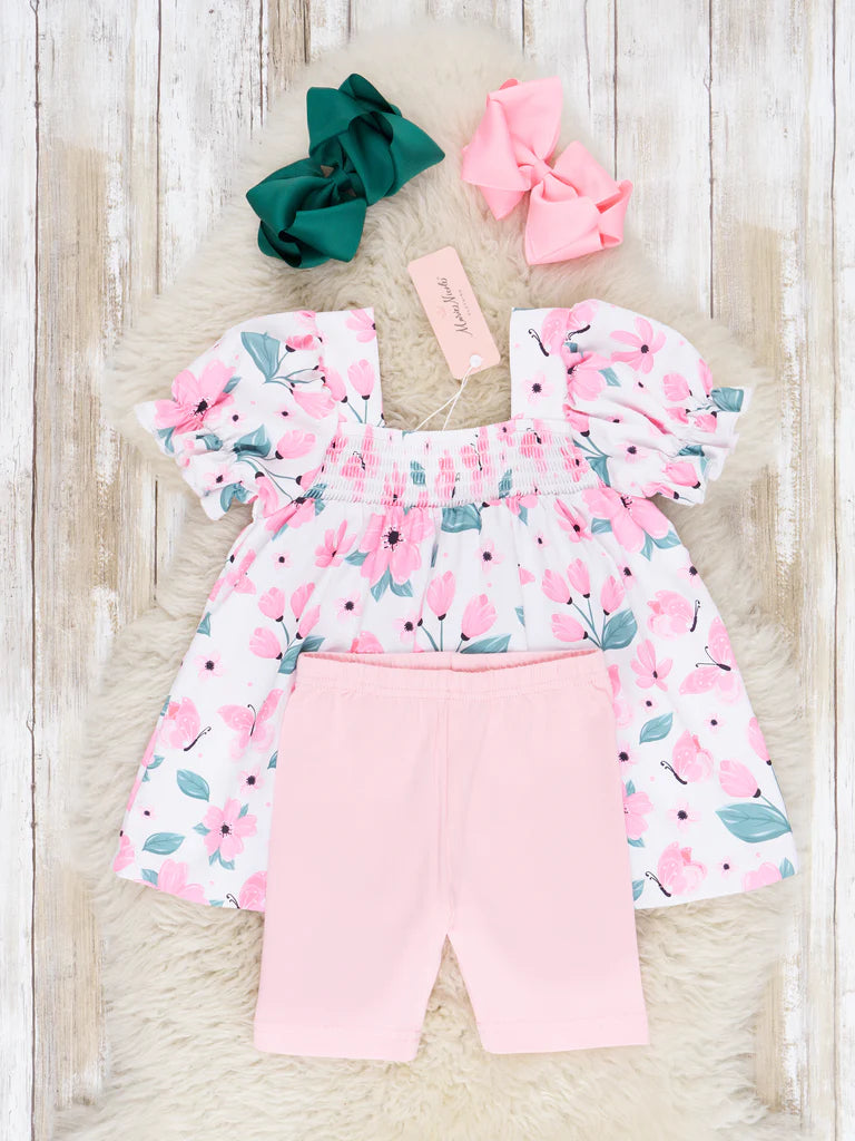 Pink Daffodil Ruffle Outfit